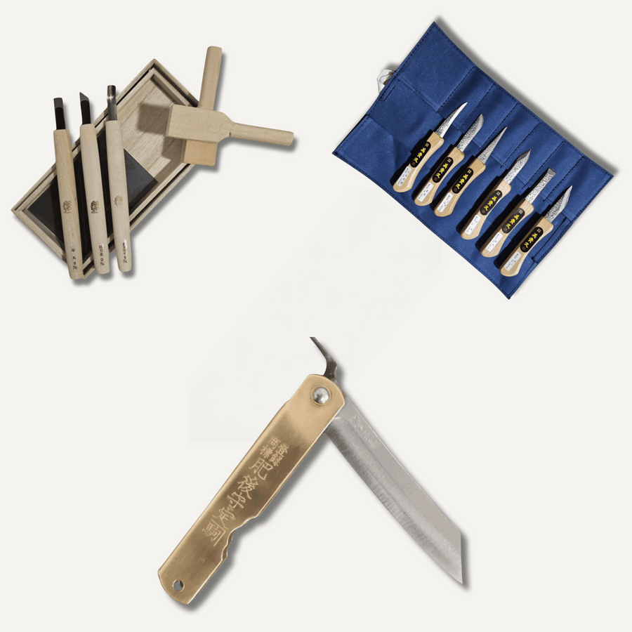 Japanese Carving Knives & Spoon Tools