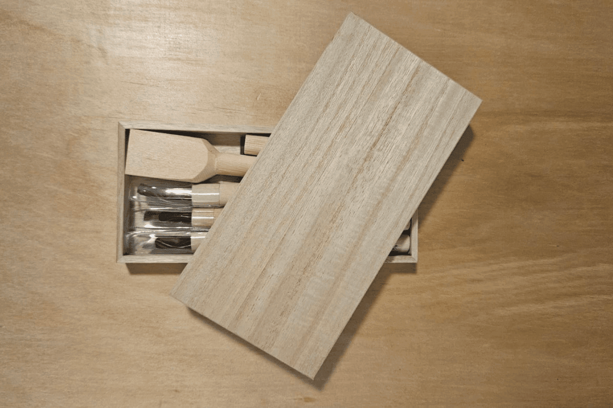 Cypress complete spoon carving knife set - East-West Tools