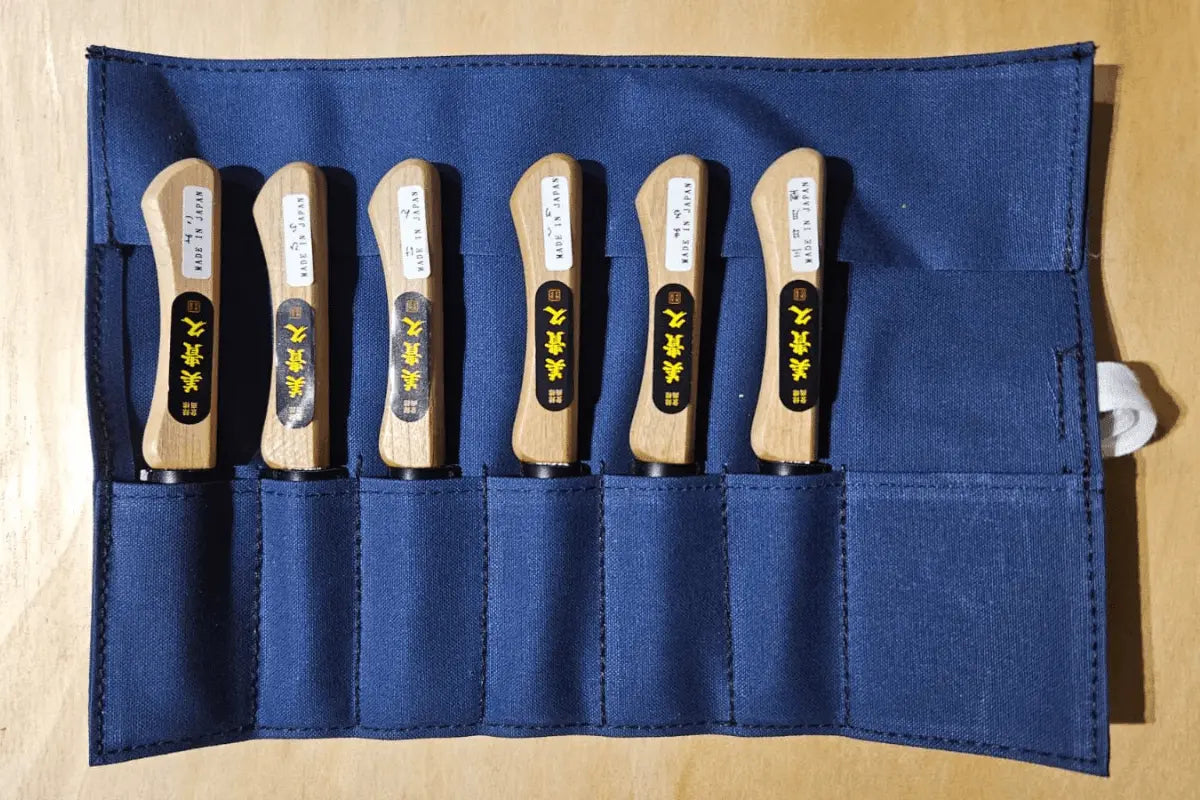 Ikeuchi 6 Piece carving knife set - East-West Tools