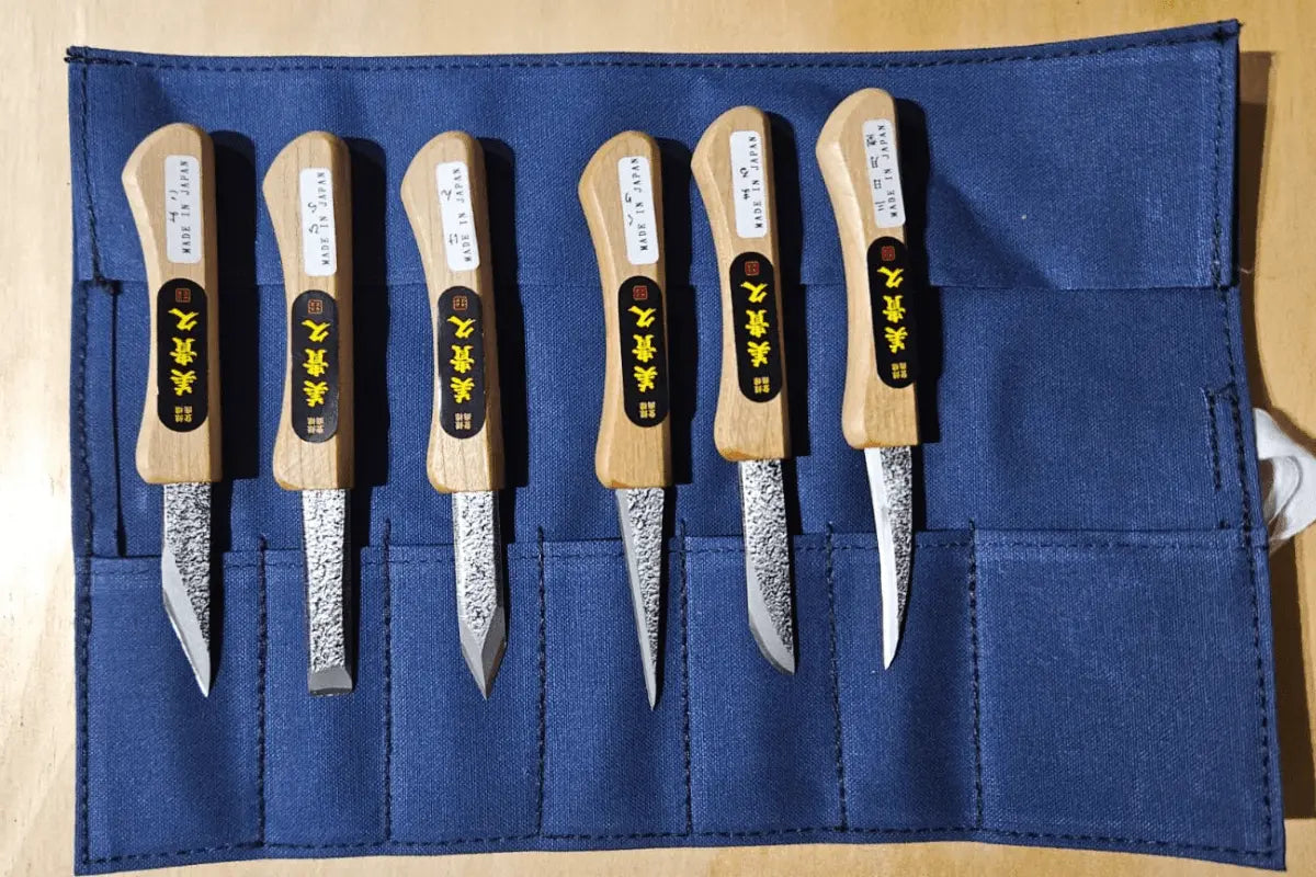 Ikeuchi 6 Piece carving knife set - East-West Tools