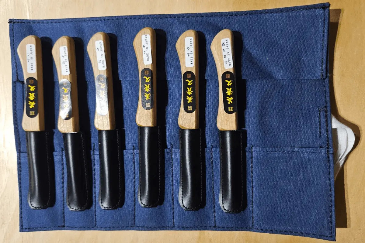 Ikeuchi 6 Piece carving knife set - East-West Tools