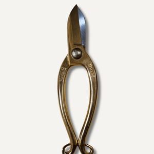 Toyama Hamono Gold Ikebana and bonsai Scissors East-West Tools