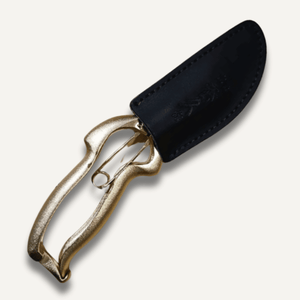 Toyama Hamono 165mm Limited edition Gold Plated Mini Secateurs East-West Tools