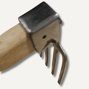 One-handed forged stainless steel garden fork East-West Tools