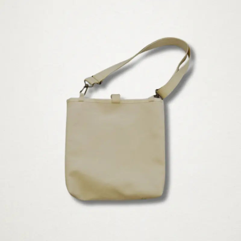 Two-way carry navy canvas garden bag with front pockets and reinforced base