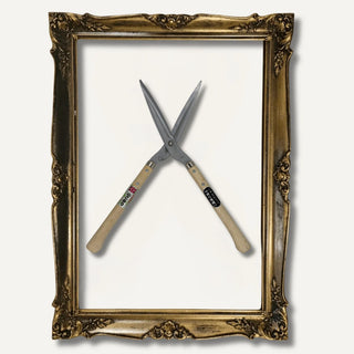 Nokokari Serrated Hedge Shears - 180mm - Short Handle