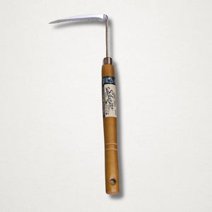 Shozo Knock Knock Sickle handle grip and angled head detail