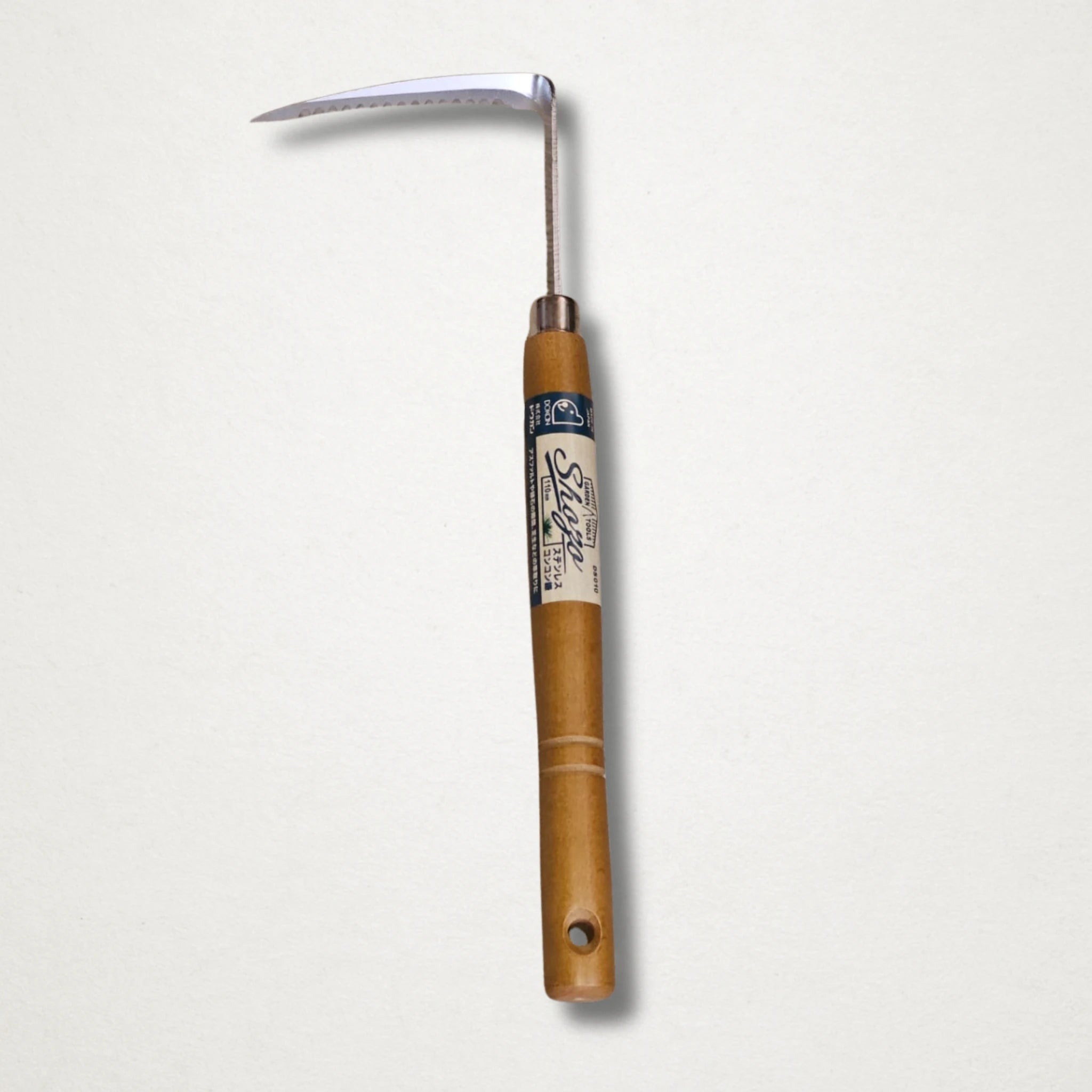 Shozo Knock Knock Sickle handle grip and angled head detail