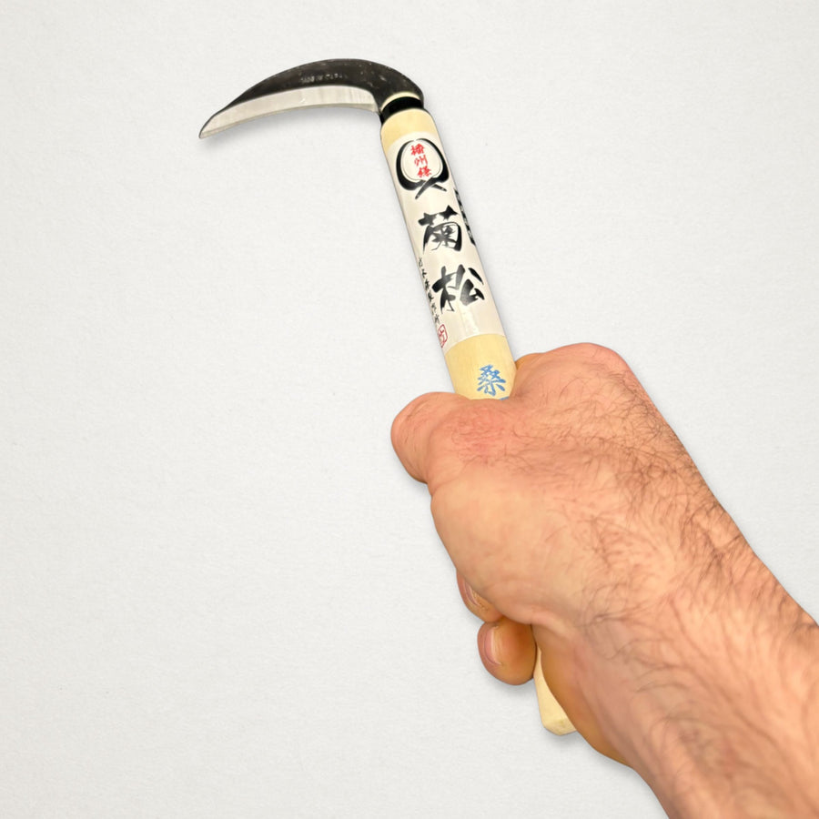 Takemoto Kikumatsu Mulberry Sickle 90mm